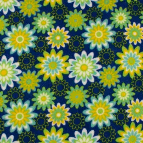 Anti Pill Fleece Print - MONTANA - 003 - Royal