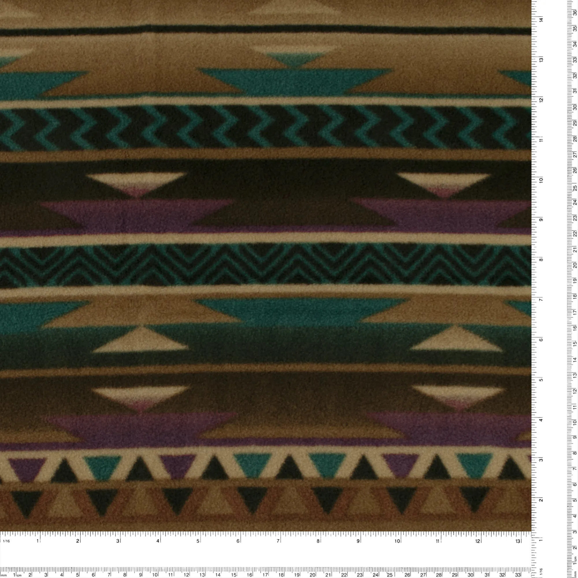 Anti Pill Fleece Print - MONTANA - 010 - Plum