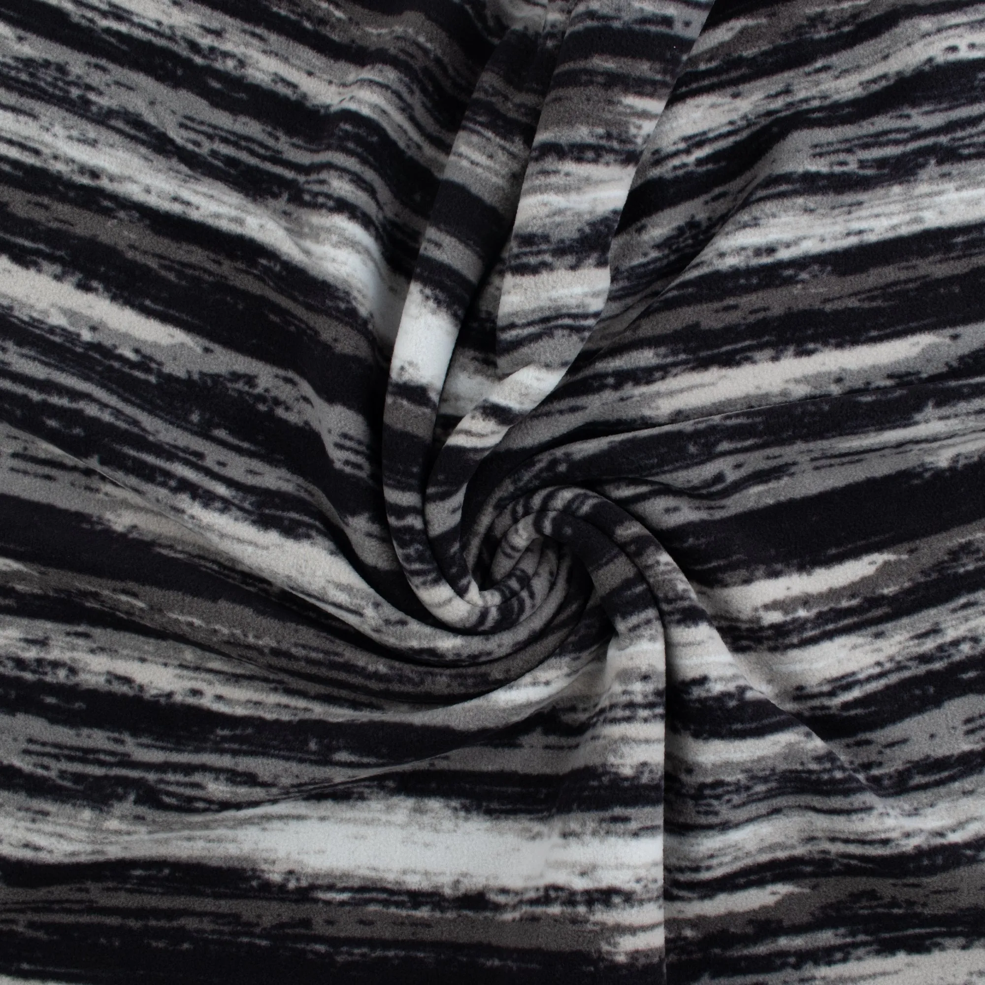 Anti Pill Fleece Print - MONTANA - 023 - Grey