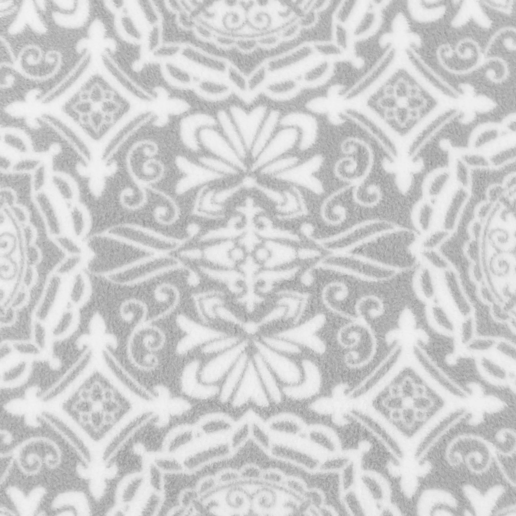 Anti Pill Fleece Print - MONTANA - 043 - Grey