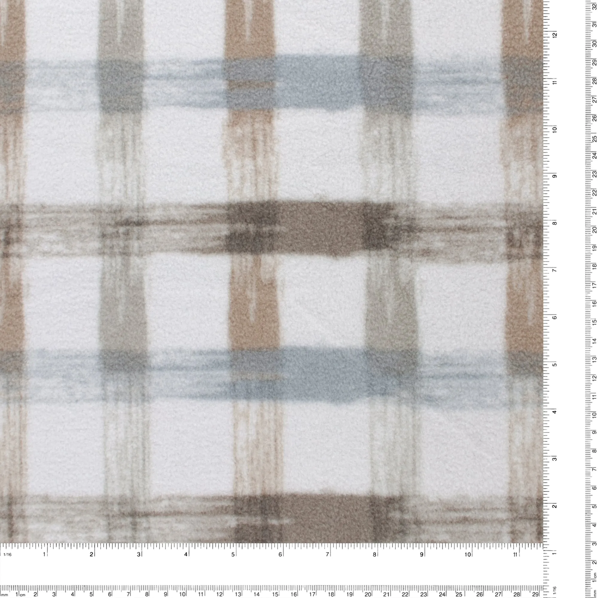 Anti Pill Fleece Print - MONTANA - 309 - Neutral