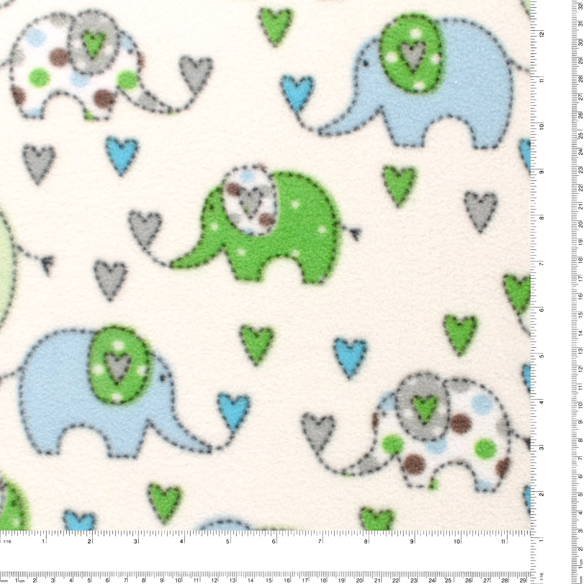 Anti Pill Fleece Print - MONTANA - 321 - Green