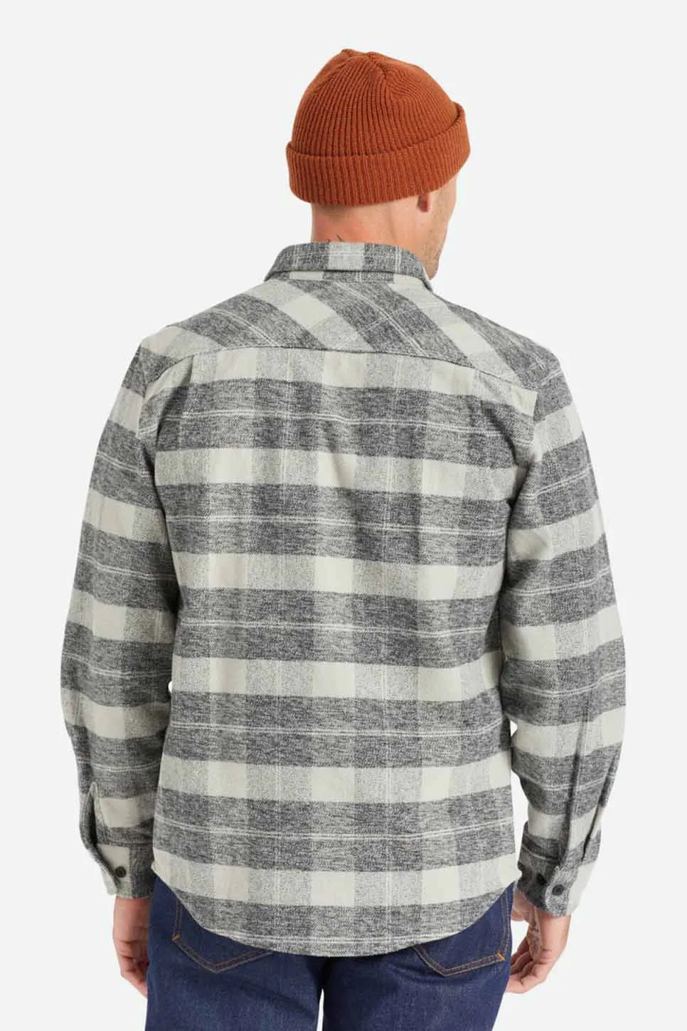 BOWERY HEAVYWEIGHT LS FLANNEL Black/Charcoal