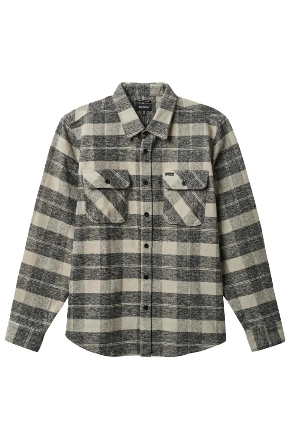 BOWERY HEAVYWEIGHT LS FLANNEL Black/Charcoal