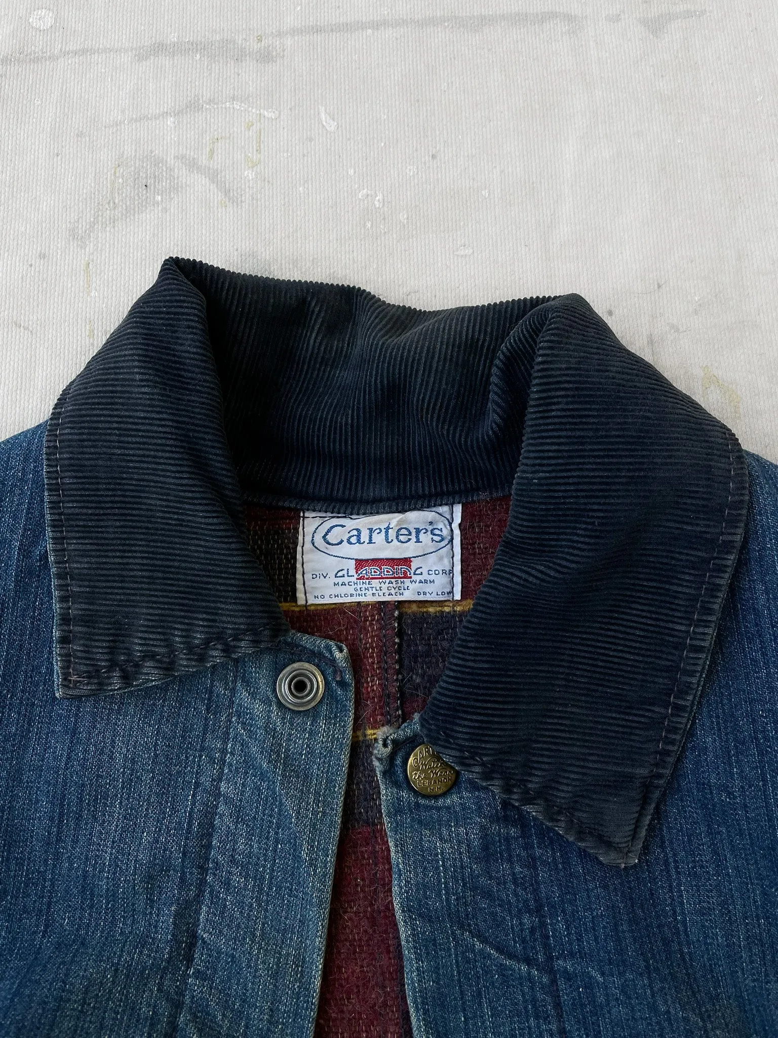 Carters Blanked Lined Denim Chore Coat—[M]