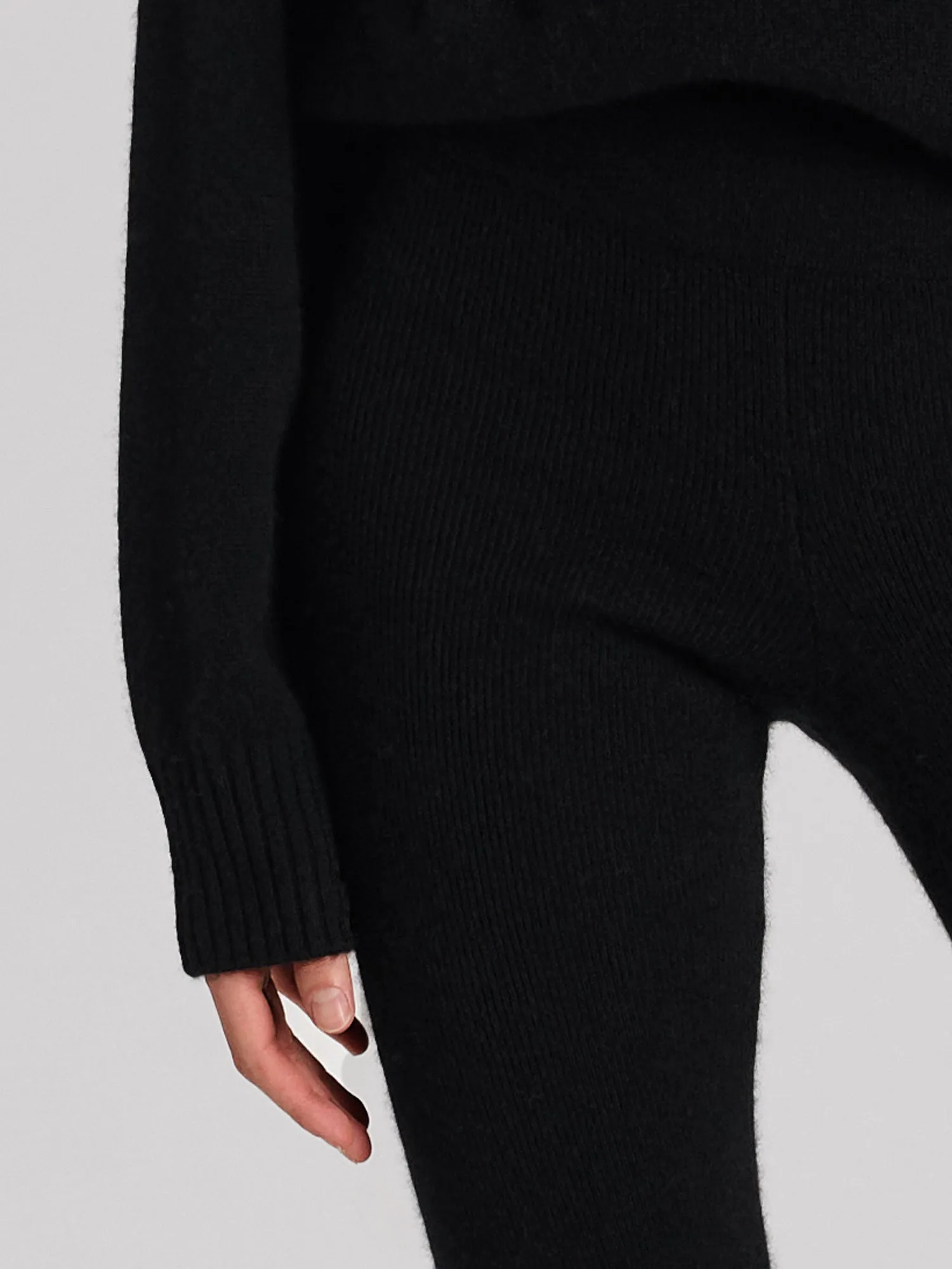 Cashmere tights "Fride" - Black