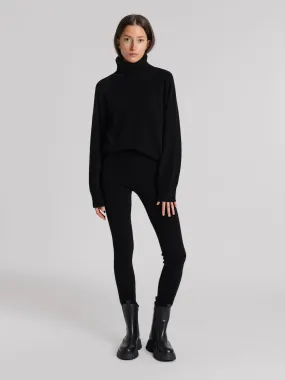 Cashmere tights "Fride" - Black