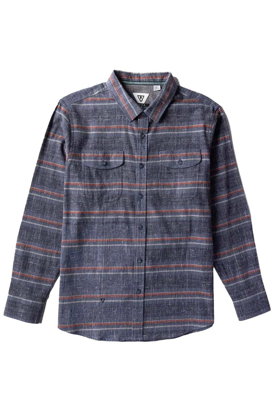 CENTRAL COAST ECO LS FLANNEL Navy Heather