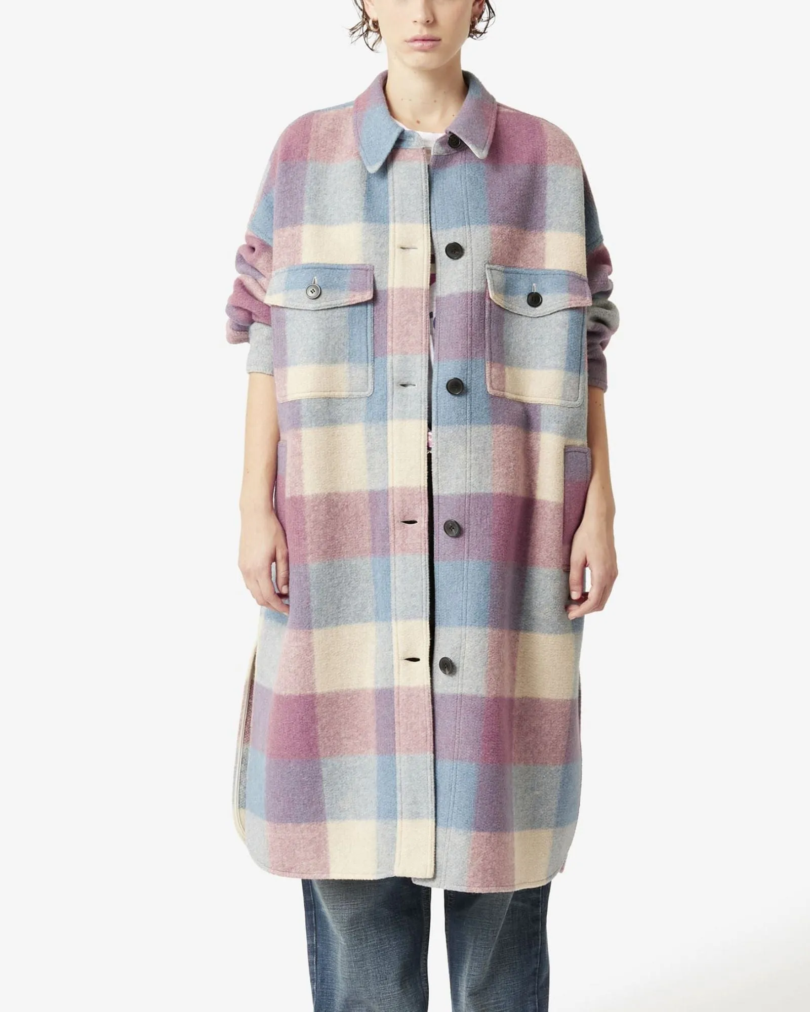 Fontizi Checked Coat