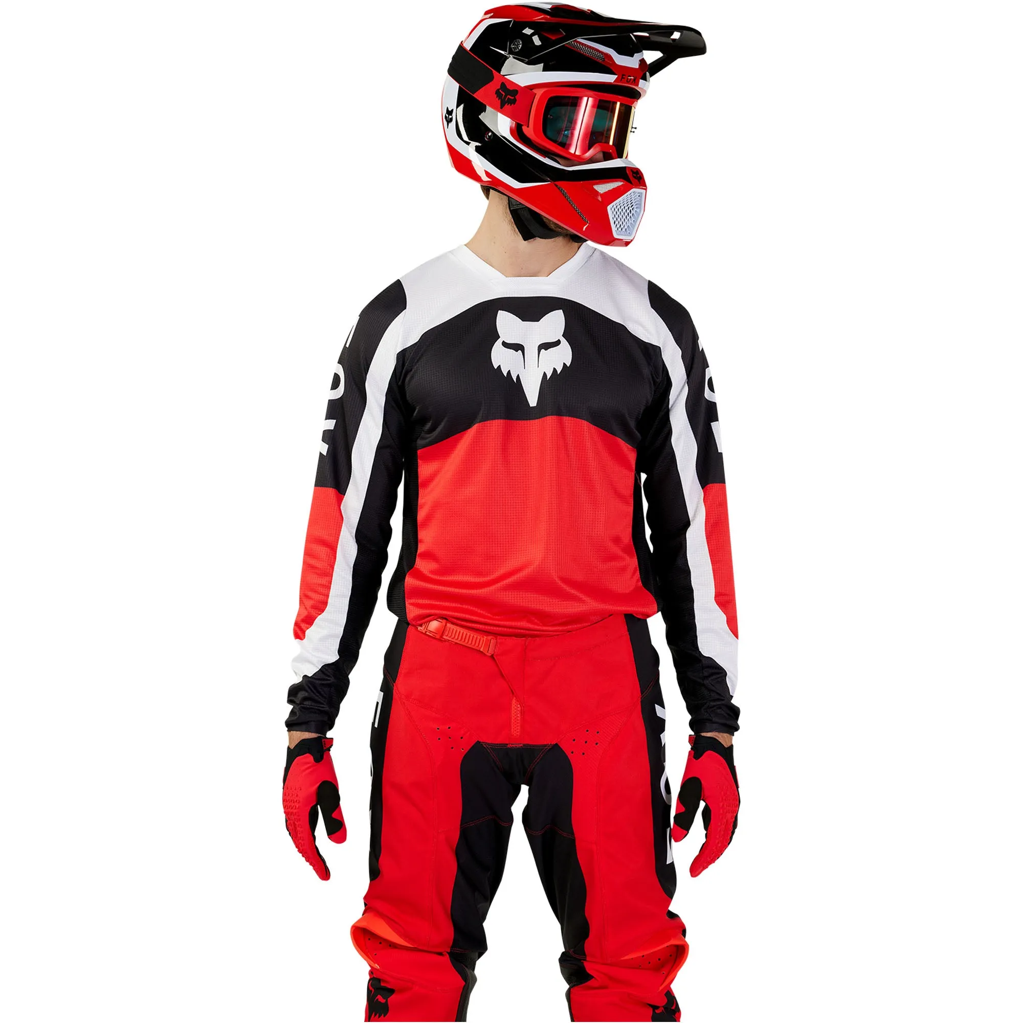 Fox Racing 180 Nitro Offroad Jersey Fluorescent Red