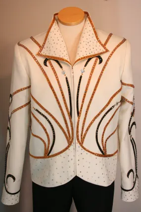 Ivory, Bronze, Black Showmanship Outfit, Ladies L, 5069B