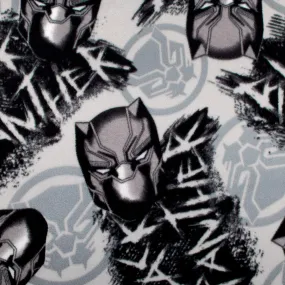 Licensed Fleece print - Black panther - Grey