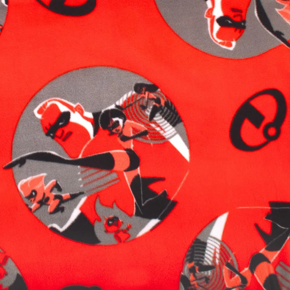 Licensed Fleece print - The incredibles - Red