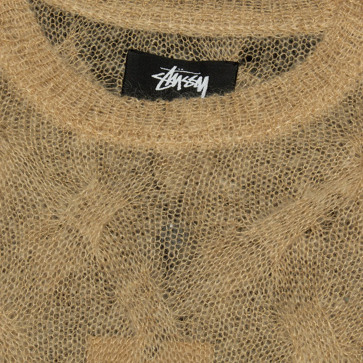 Loose Knit Cross Cable Sweater