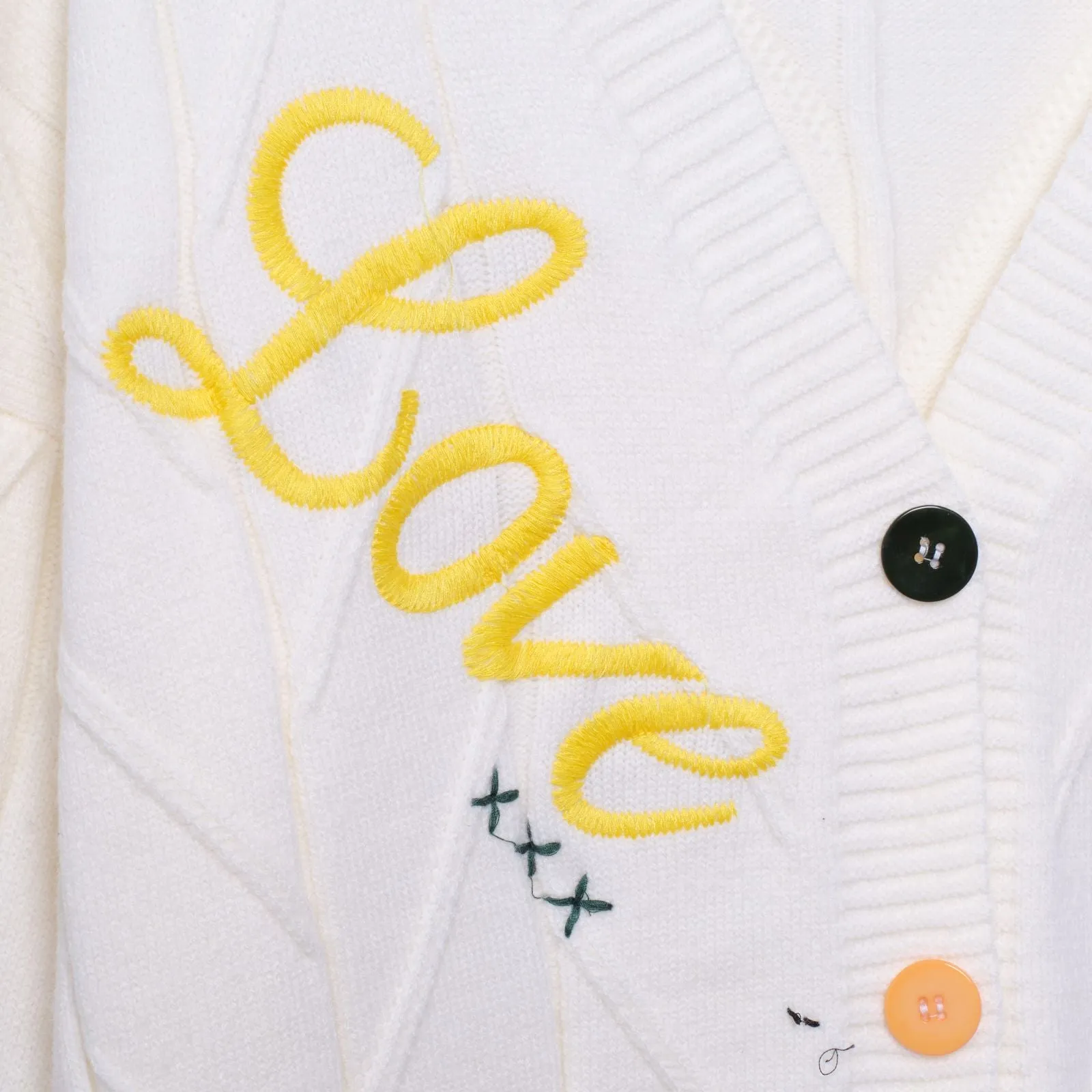 Love Dream Embroidery Cardigan