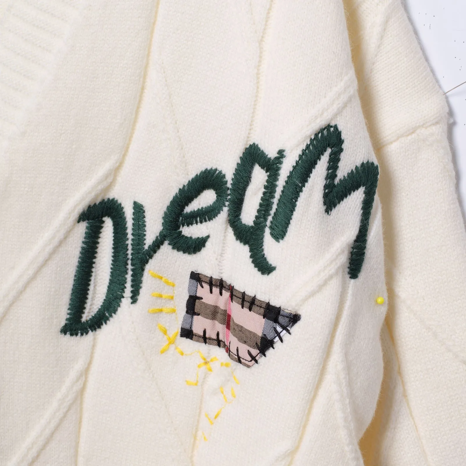 Love Dream Embroidery Cardigan