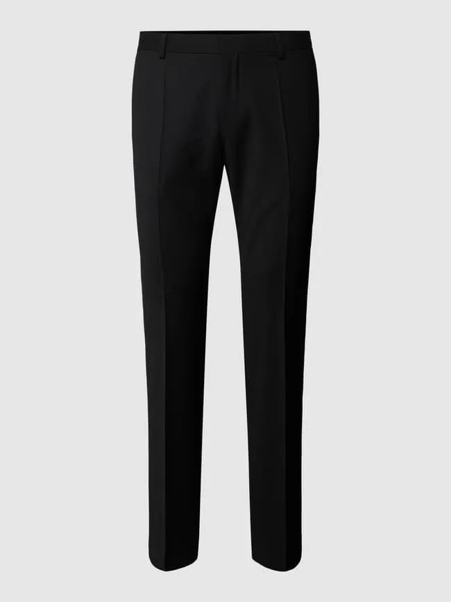 Model of fitted suit trousers "Genius" BOSS, black