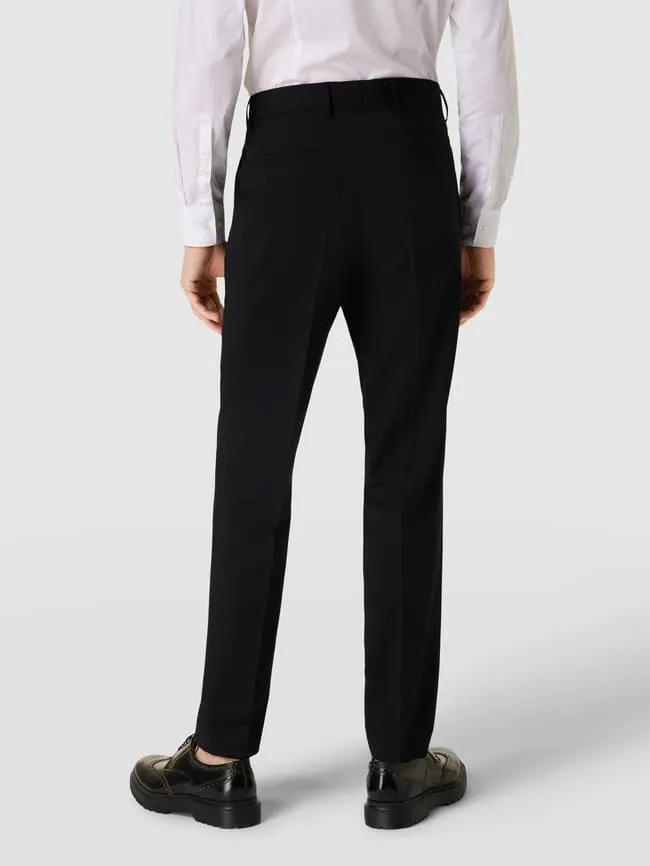 Model of fitted suit trousers "Genius" BOSS, black