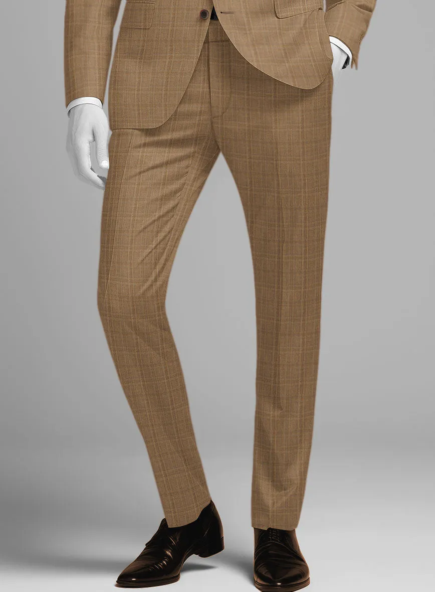 Napolean Gisde Glen Brown Wool Pants
