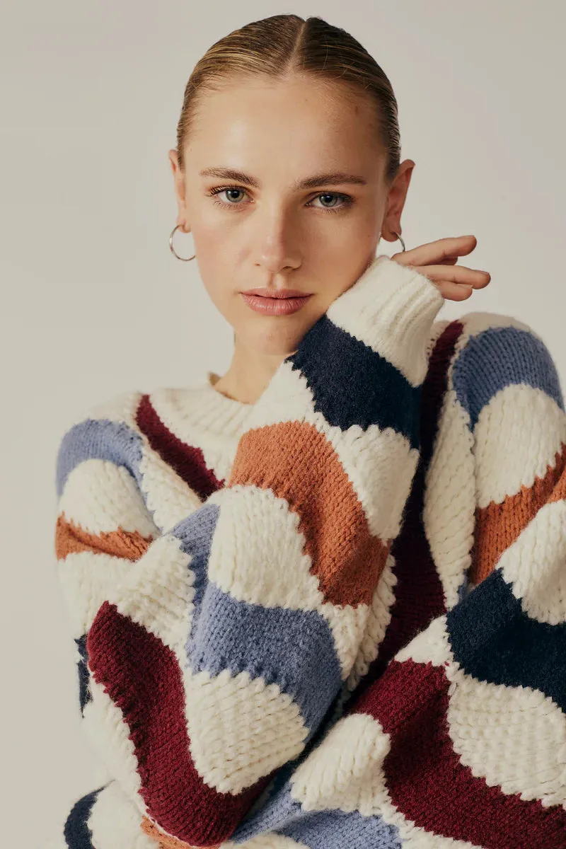 Pieris Sweater | Ecru Multi