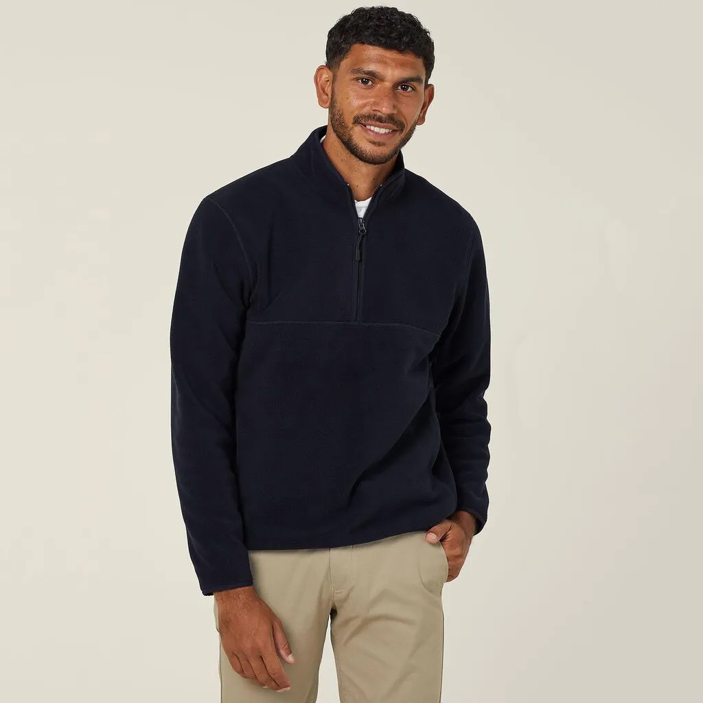 Polar Fleece Zip Neck Pullover - CATBE9