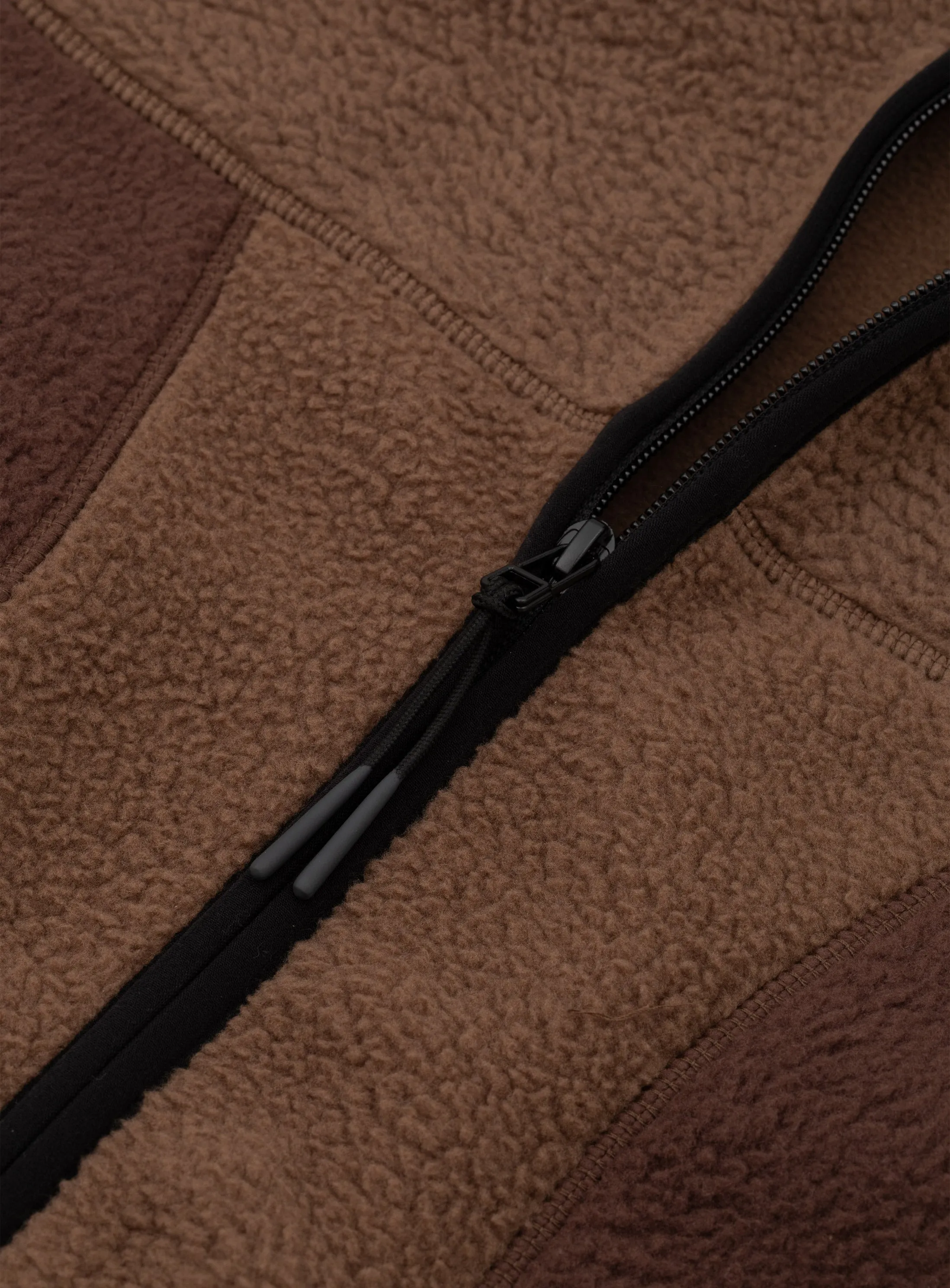 Polar Zip Vest Coffee