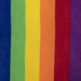 PRIDE Anti Pill Rainbow Fleece - Purple