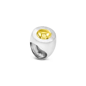 Radiant Glow Sterling Silver Ring