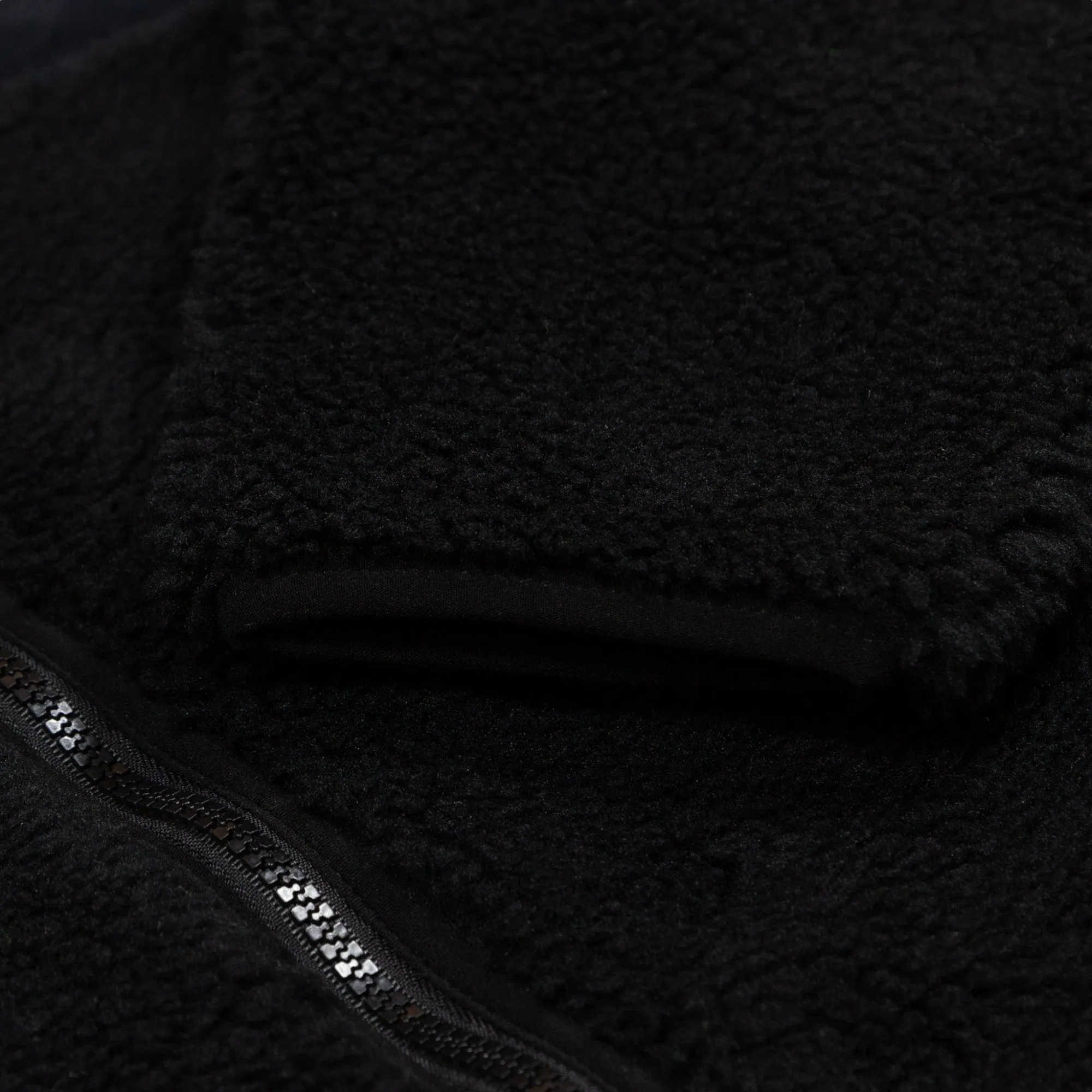 Volcom Muzzer Fuzzer Zip Fleece - Black