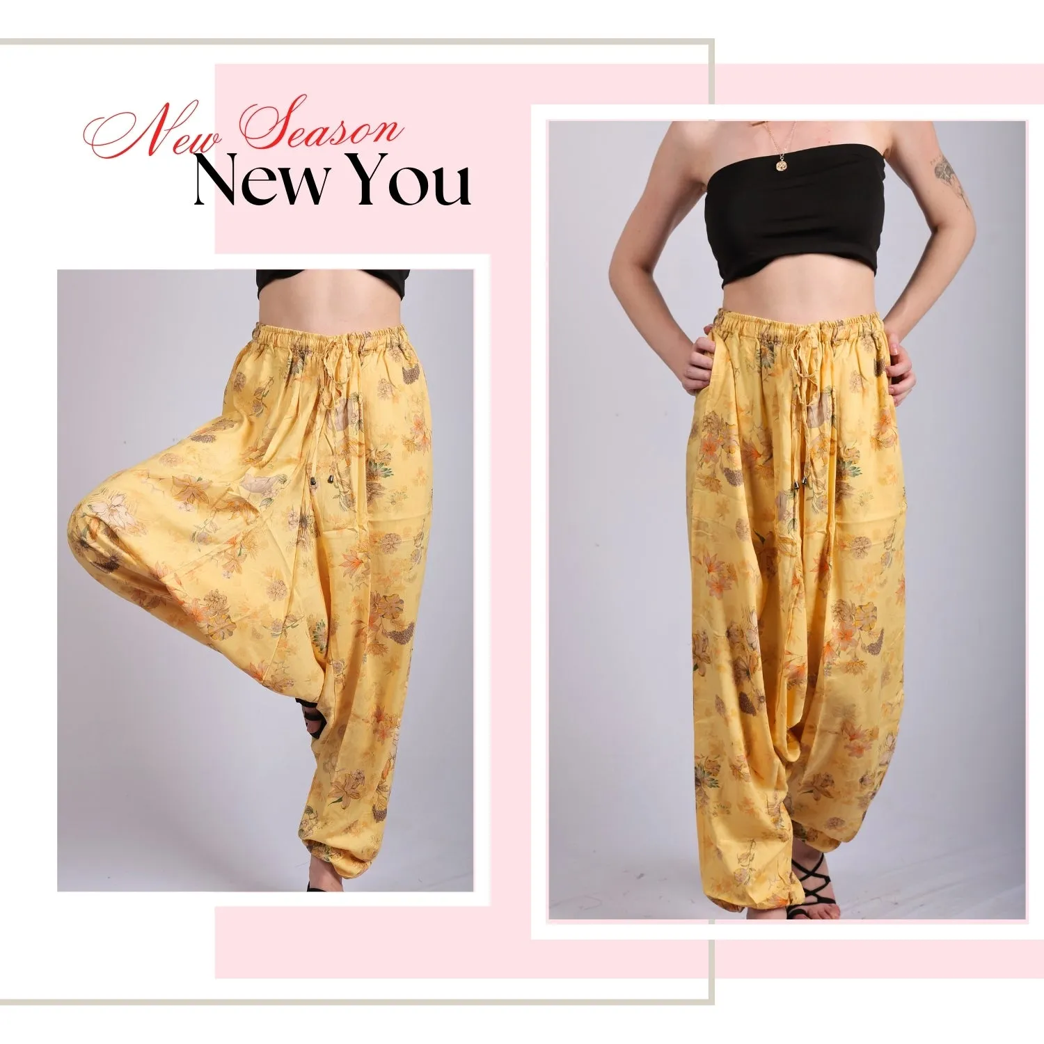 Women's Boho Harem Pants – Fashionable Beach Wear