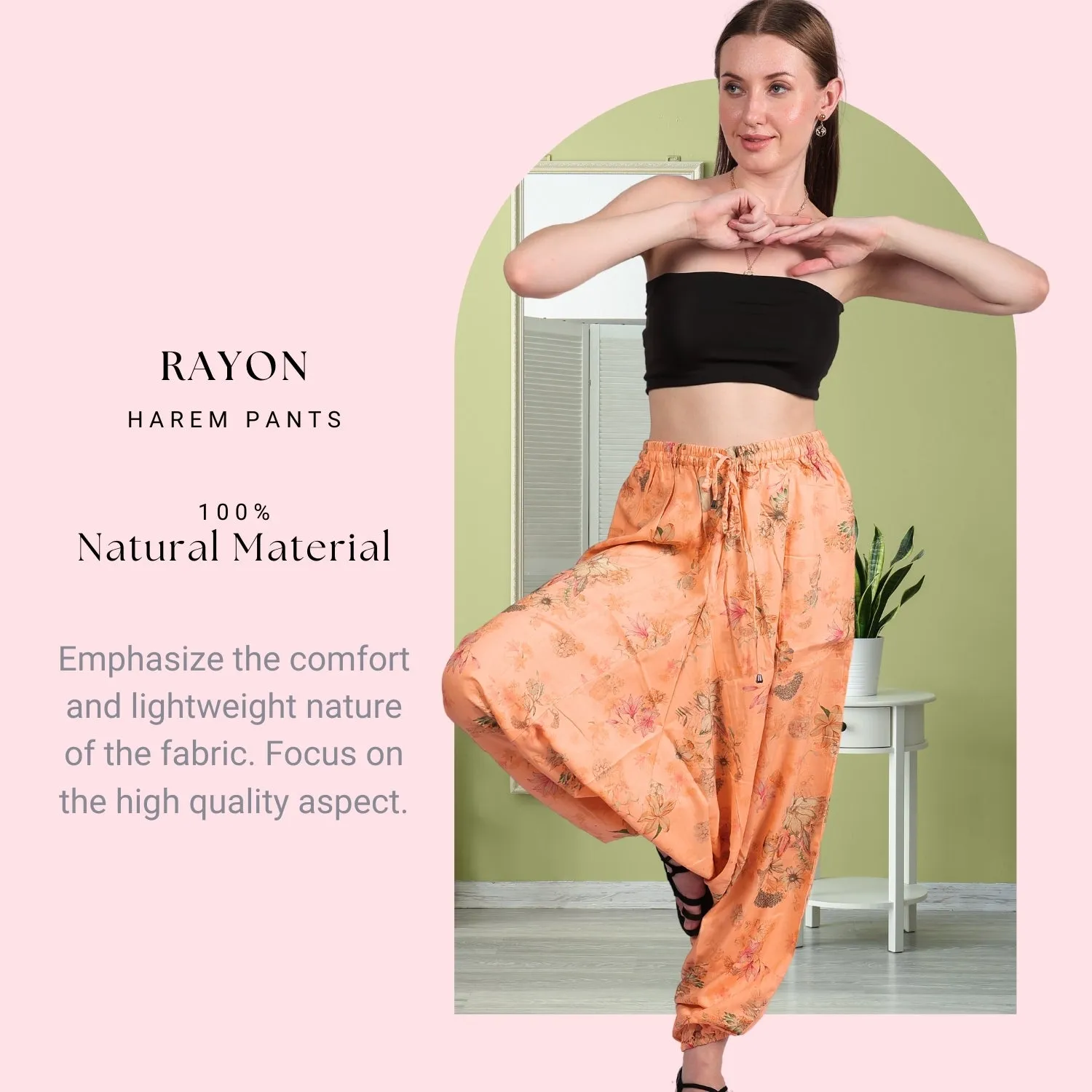 Women's Boho Harem Pants – Fashionable Beach Wear