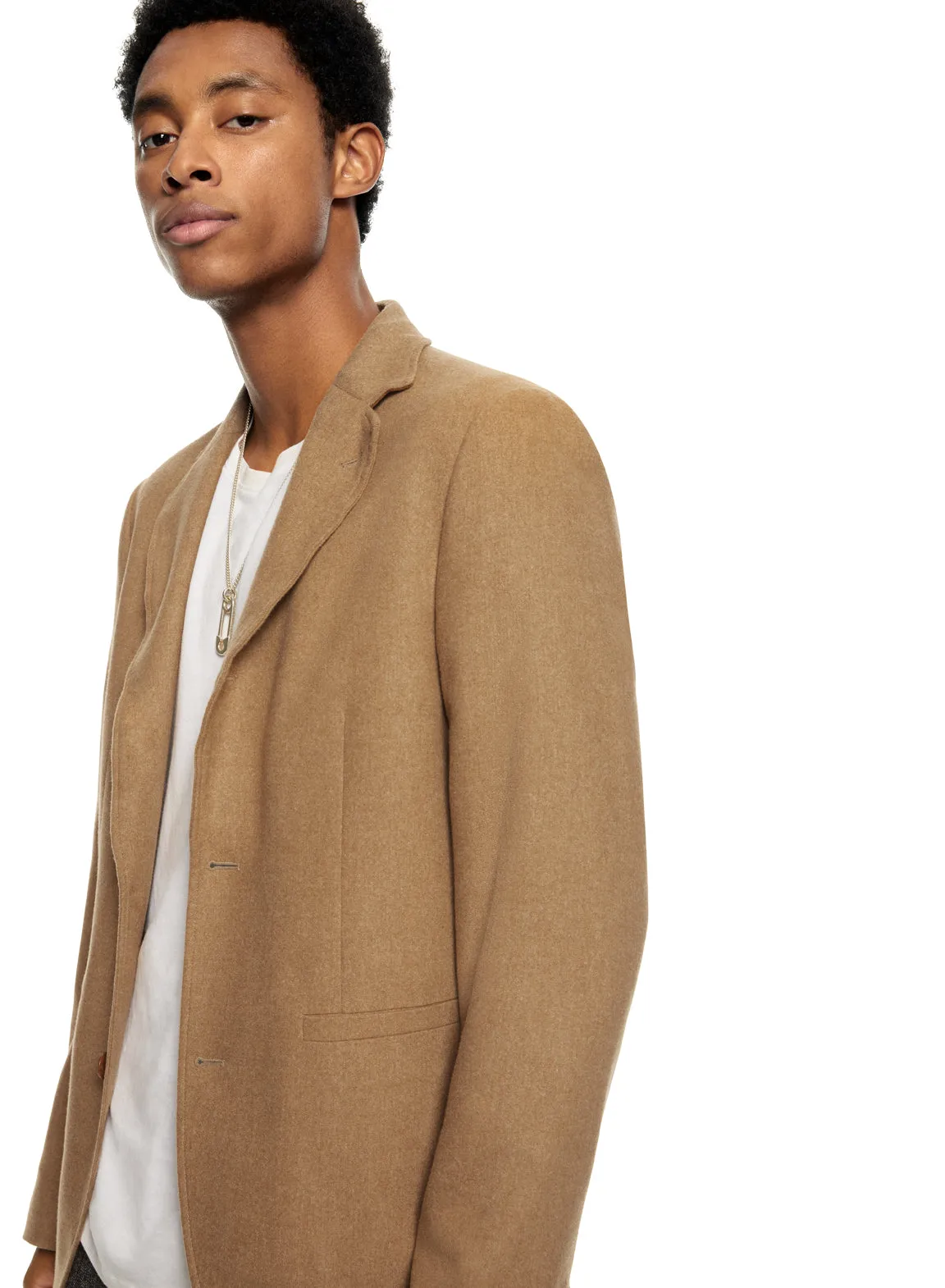 Wool-Blend Blazer